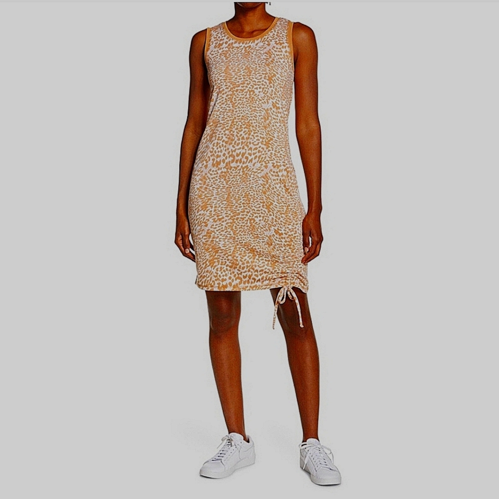 Laila Ali Animal print Tan  Dress